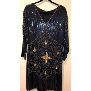 Xoanon vintage sequin dress